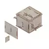 Fotos und Abbildungen von 3D Puzzle Game Space Box Trio. ESC WELT.